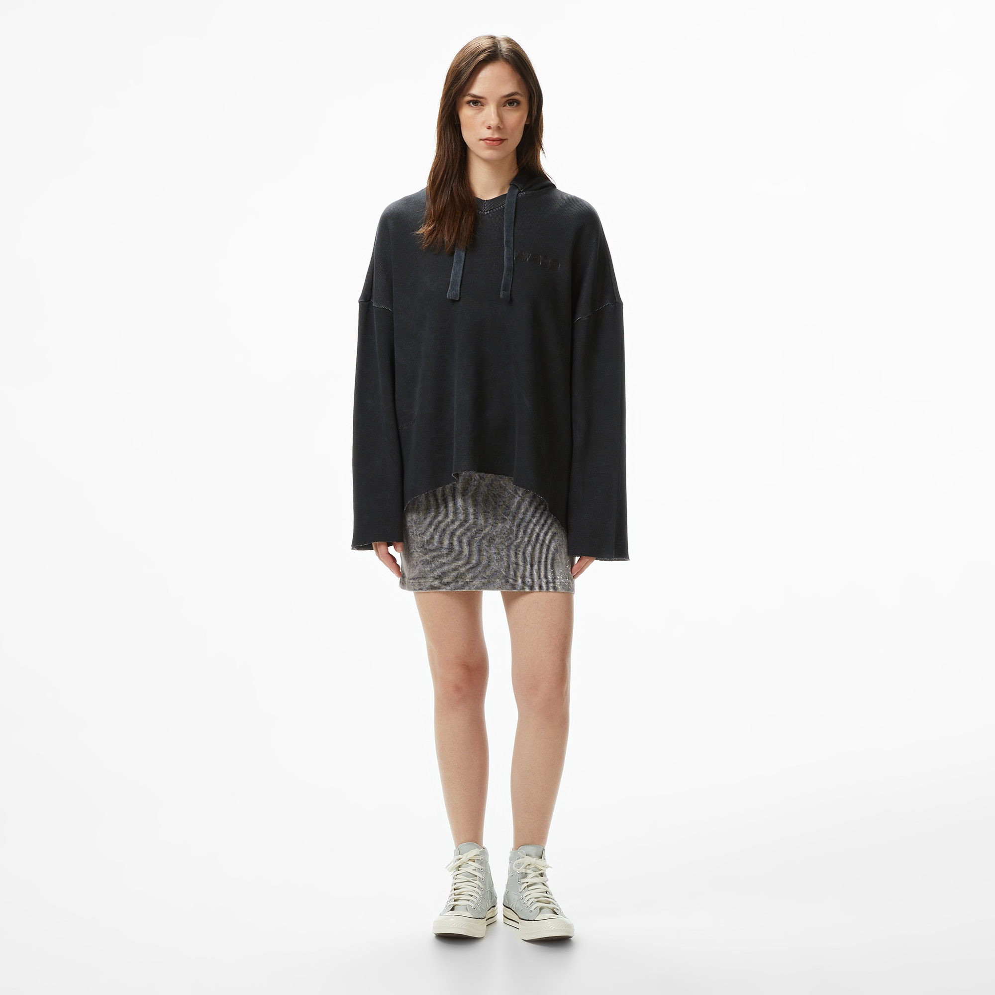 Les Benjamins Regular Fit Kadın Siyah Sweatshirt