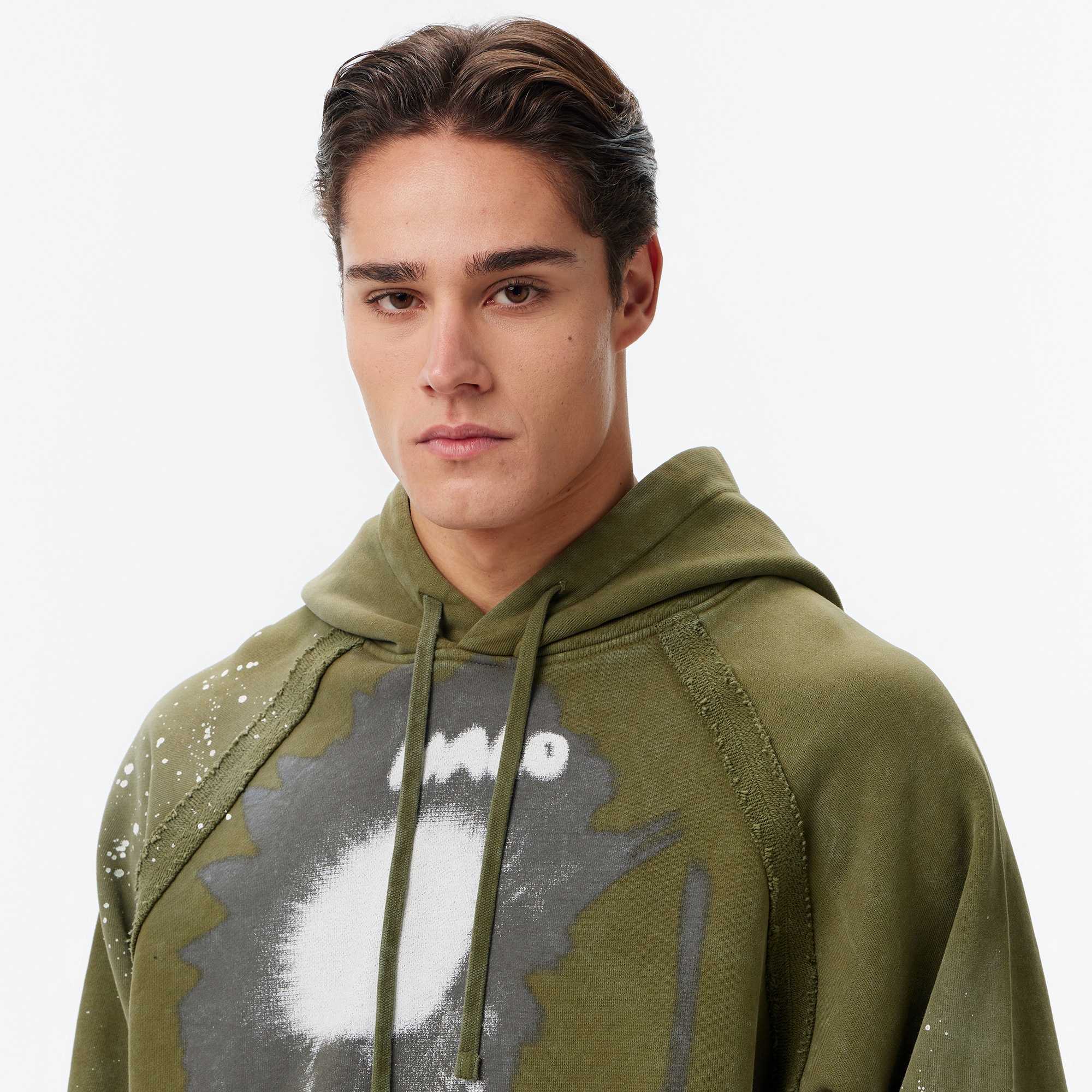 Les Benjamins Regular Fit Erkek Haki Sweatshirt