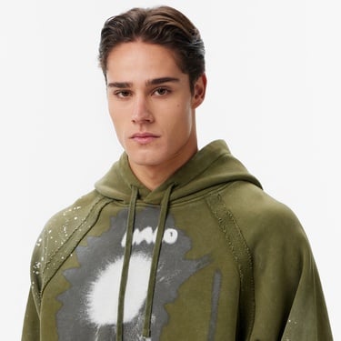  Les Benjamins Regular Fit Erkek Haki Sweatshirt