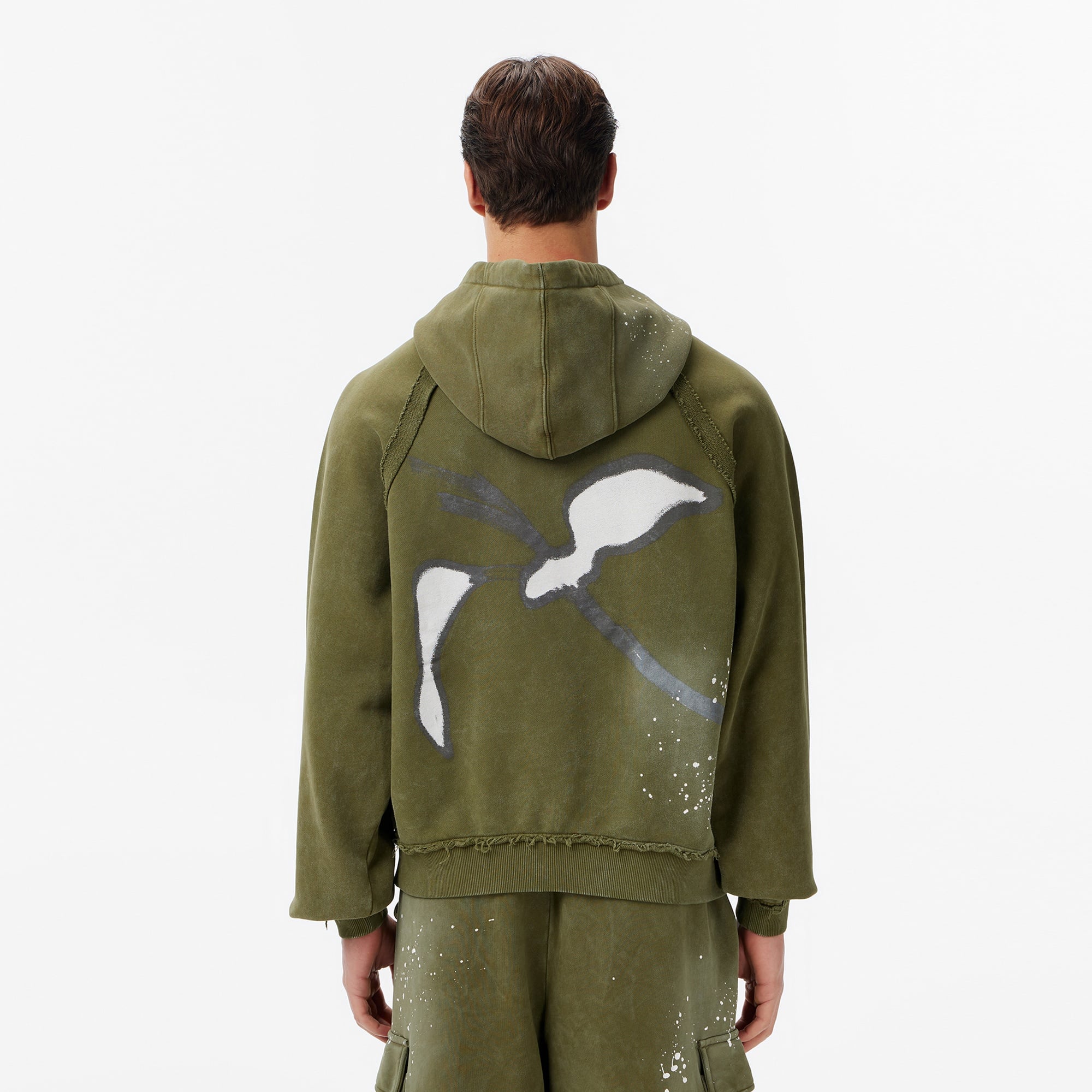 Les Benjamins Regular Fit Erkek Haki Sweatshirt