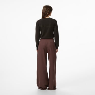  Les Benjamins Regular Fit Kadın Kahverengi Pantolon