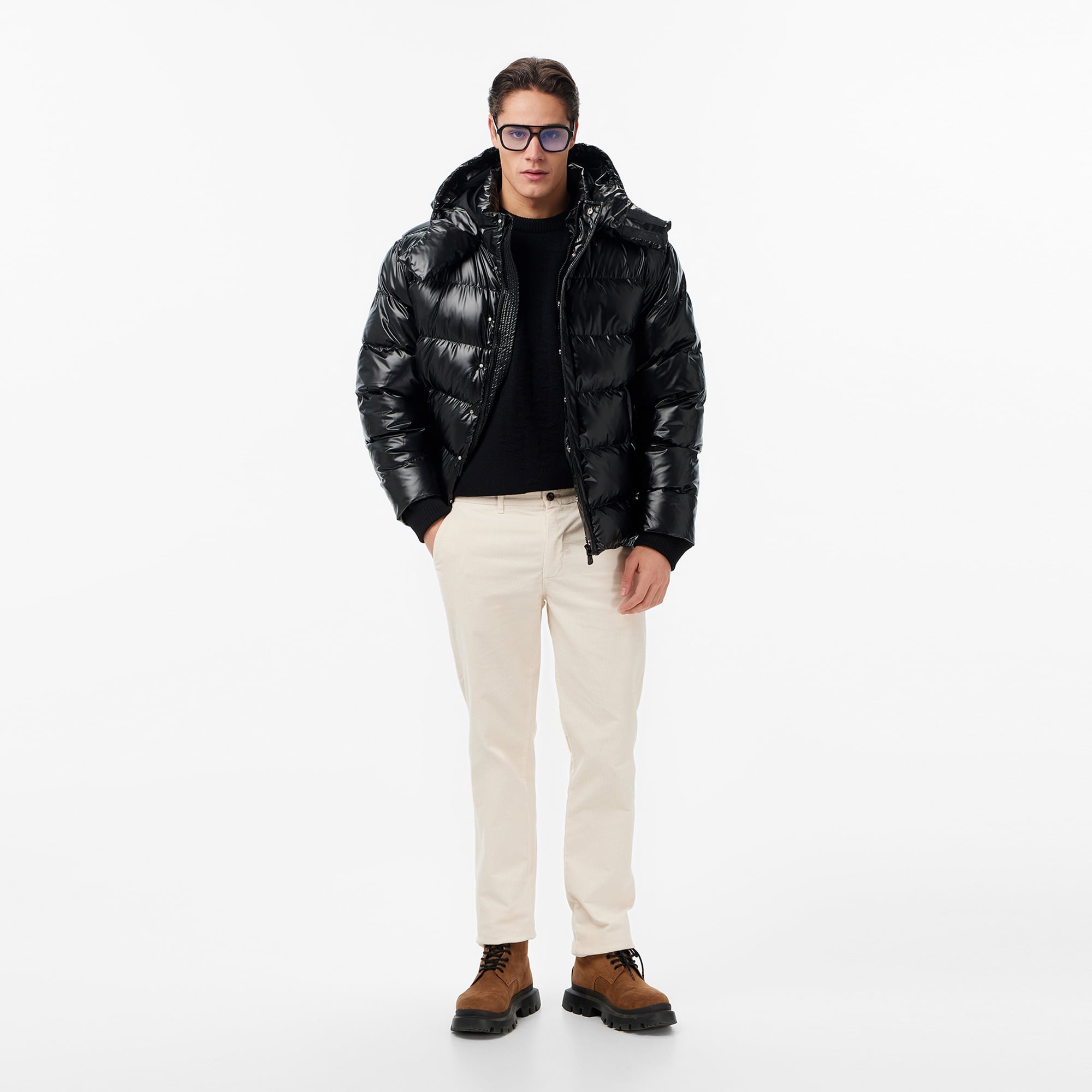 Les Benjamins Regular Fit Erkek Siyah Ceket