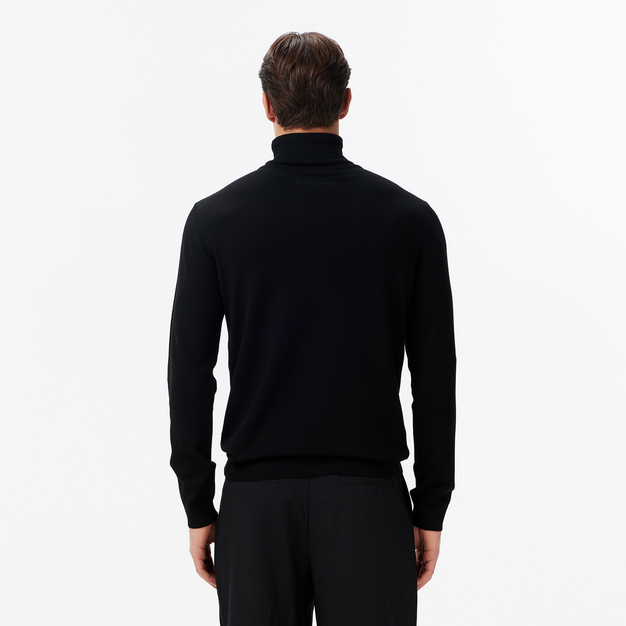 Les Benjamins Classic Fit Erkek Siyah Triko