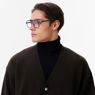  Les Benjamins Classic Fit Erkek Kahverengi Triko