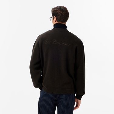  Les Benjamins Classic Fit Erkek Kahverengi Triko