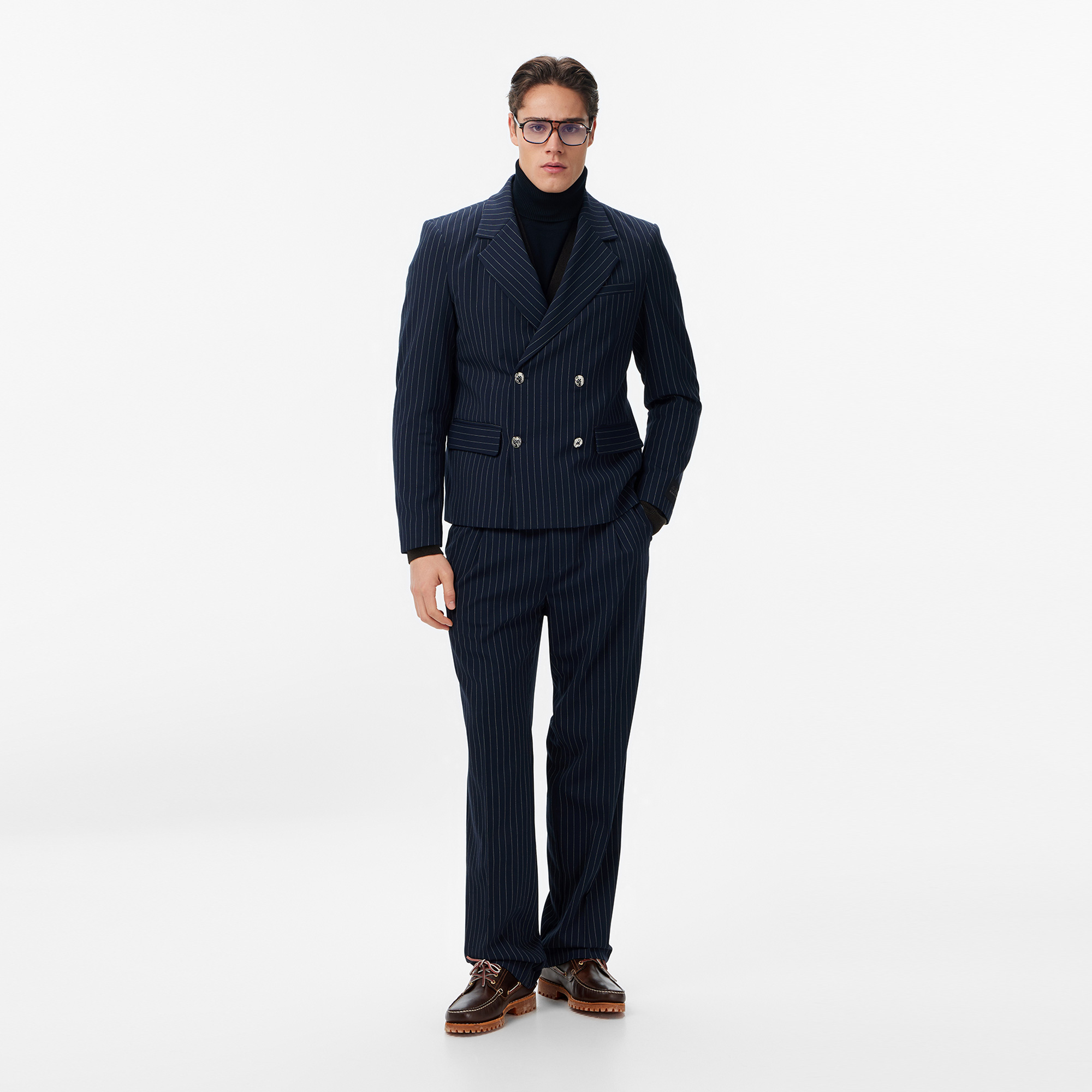  Les Benjamins Regular Fit Erkek Lacivert Pantolon