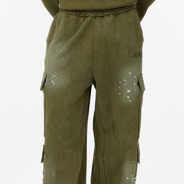  Les Benjamins Regular Fit Erkek Haki Eşofman Altı