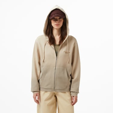  Les Benjamins Regular Fit Kadın Bej Sweatshirt