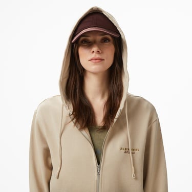  Les Benjamins Regular Fit Kadın Bej Sweatshirt