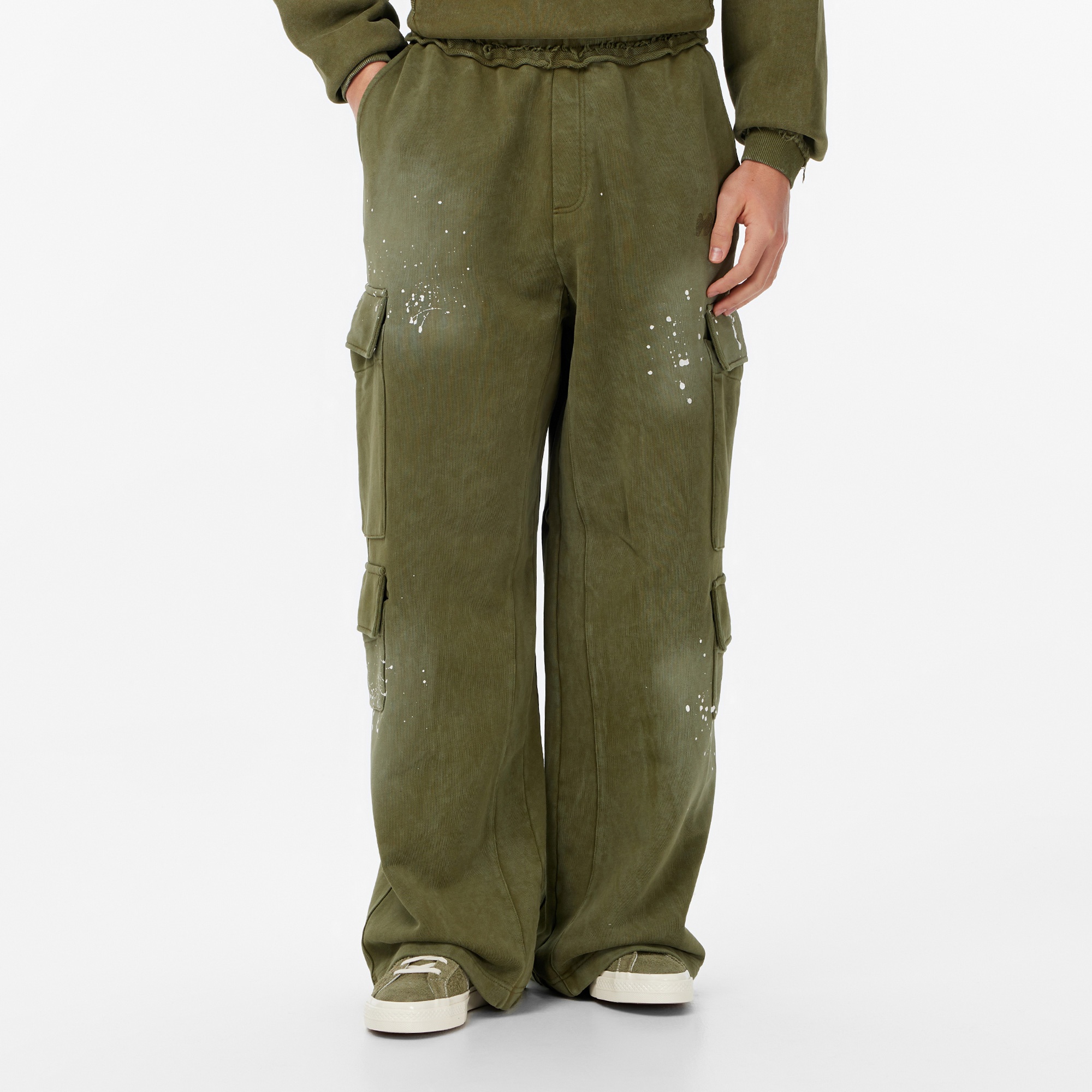 Les Benjamins Regular Fit Erkek Haki Eşofman Altı