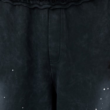  Les Benjamins Regular Fit Erkek Siyah Eşofman Altı