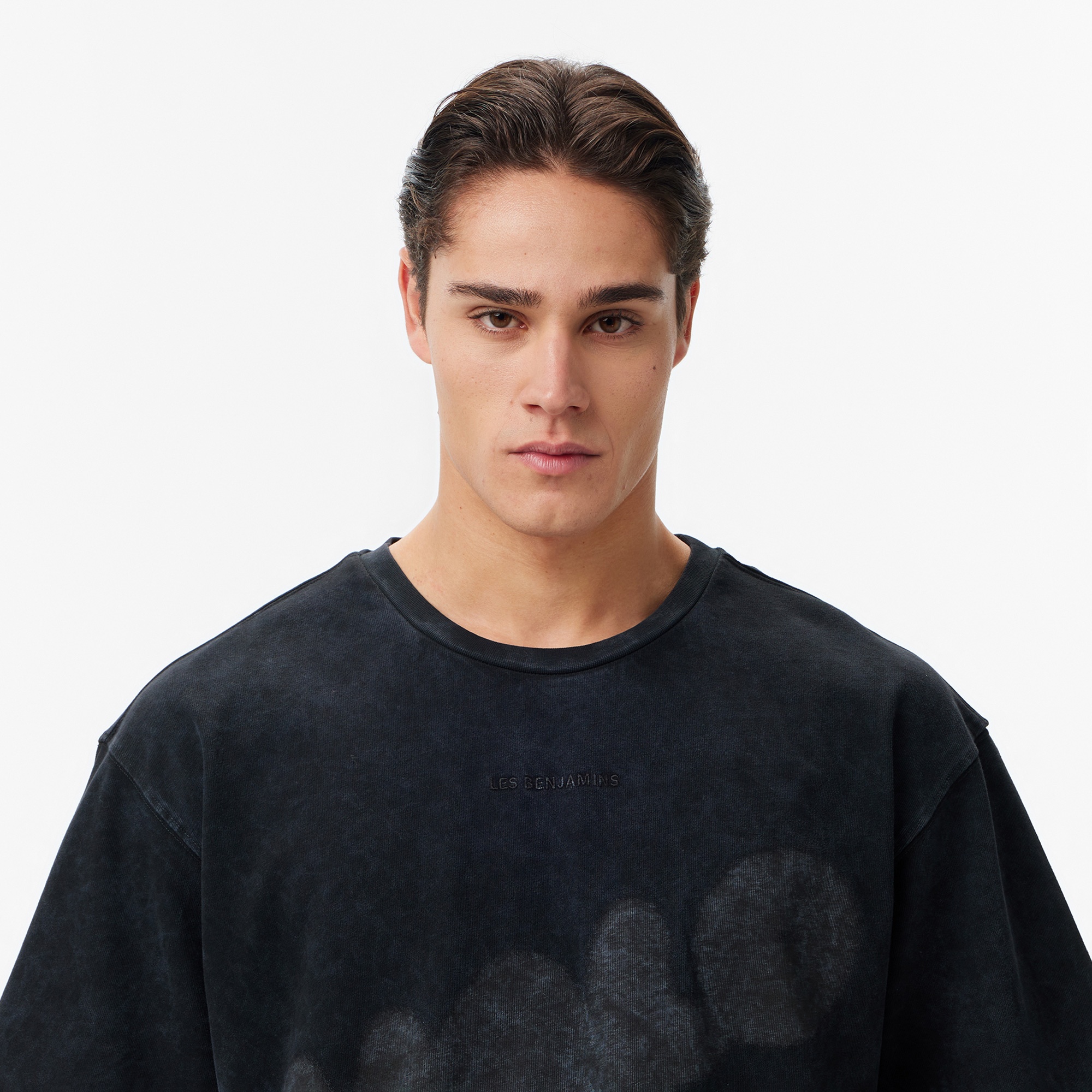 Les Benjamins Regular Fit Erkek Siyah T-Shirt