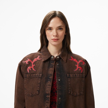  Les Benjamins Regular Fit Kadın Kahverengi Ceket