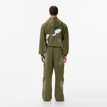  Les Benjamins Regular Fit Erkek Haki Eşofman Altı