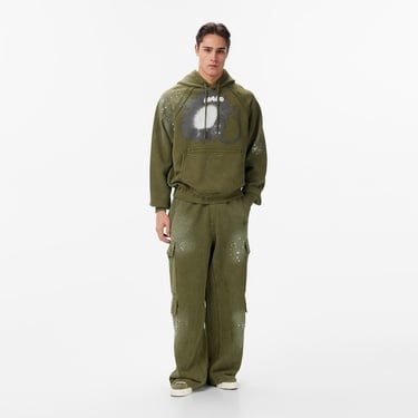  Les Benjamins Regular Fit Erkek Haki Sweatshirt