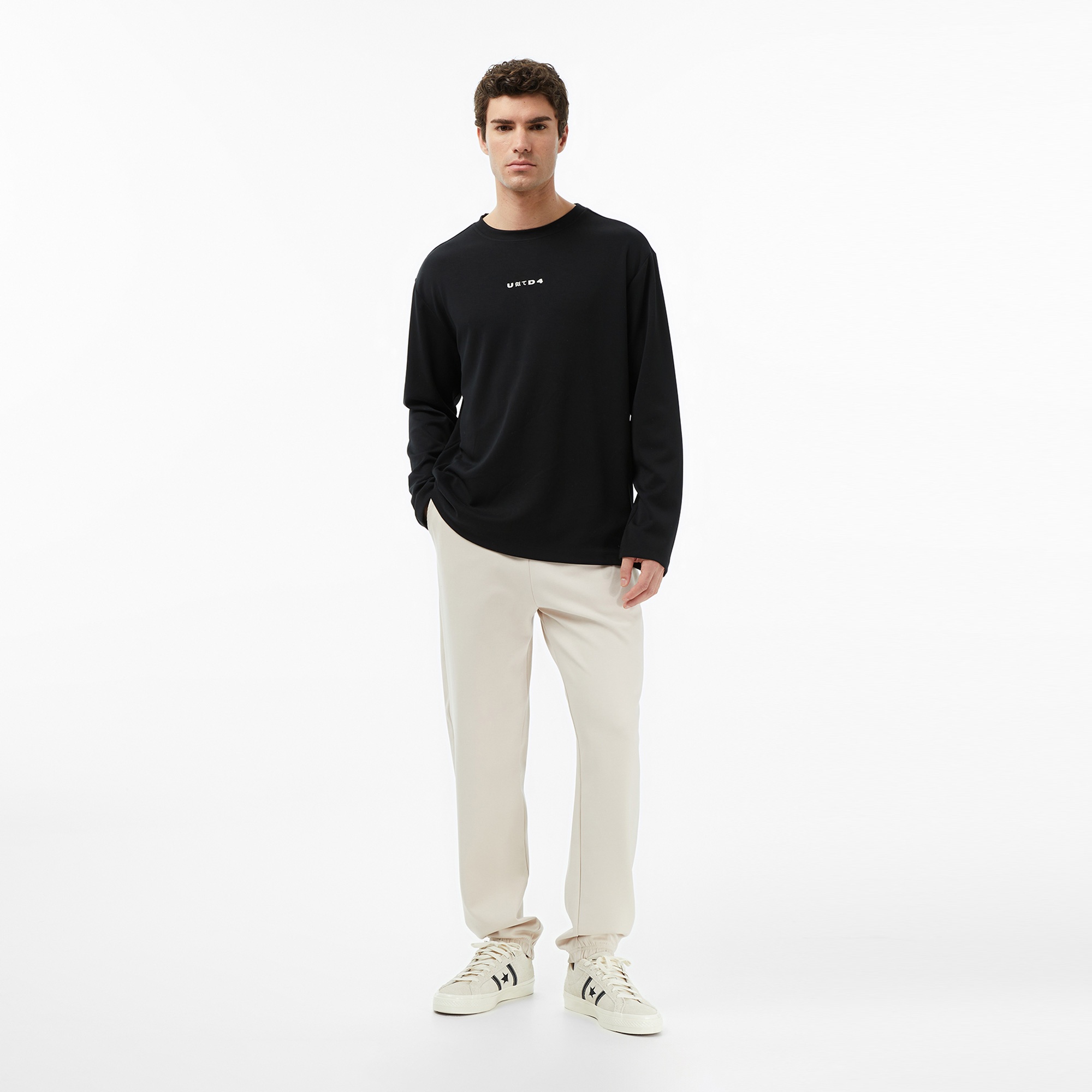 UNITED4 Erkek Krem Eşofman Altı