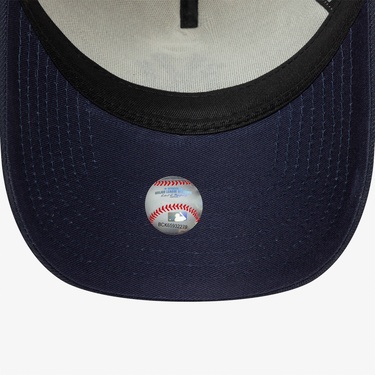  New Era New York Yankees MLB World Series Patch Unisex Krem/Lacivert Şapka