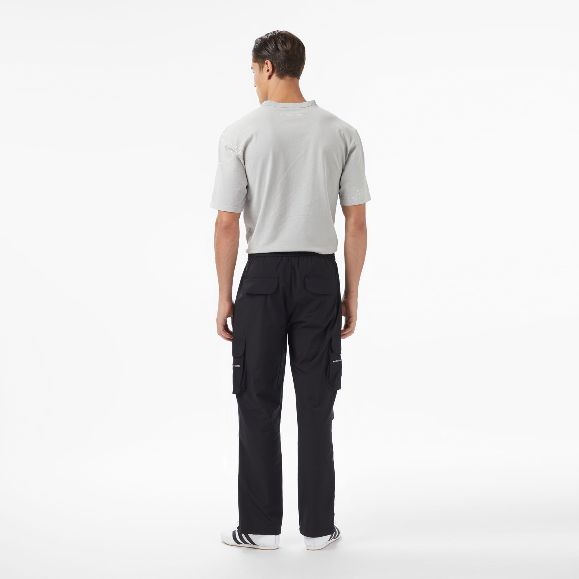 Les Benjamins Classics Tapered Fit Erkek Siyah Kargo Pantolon