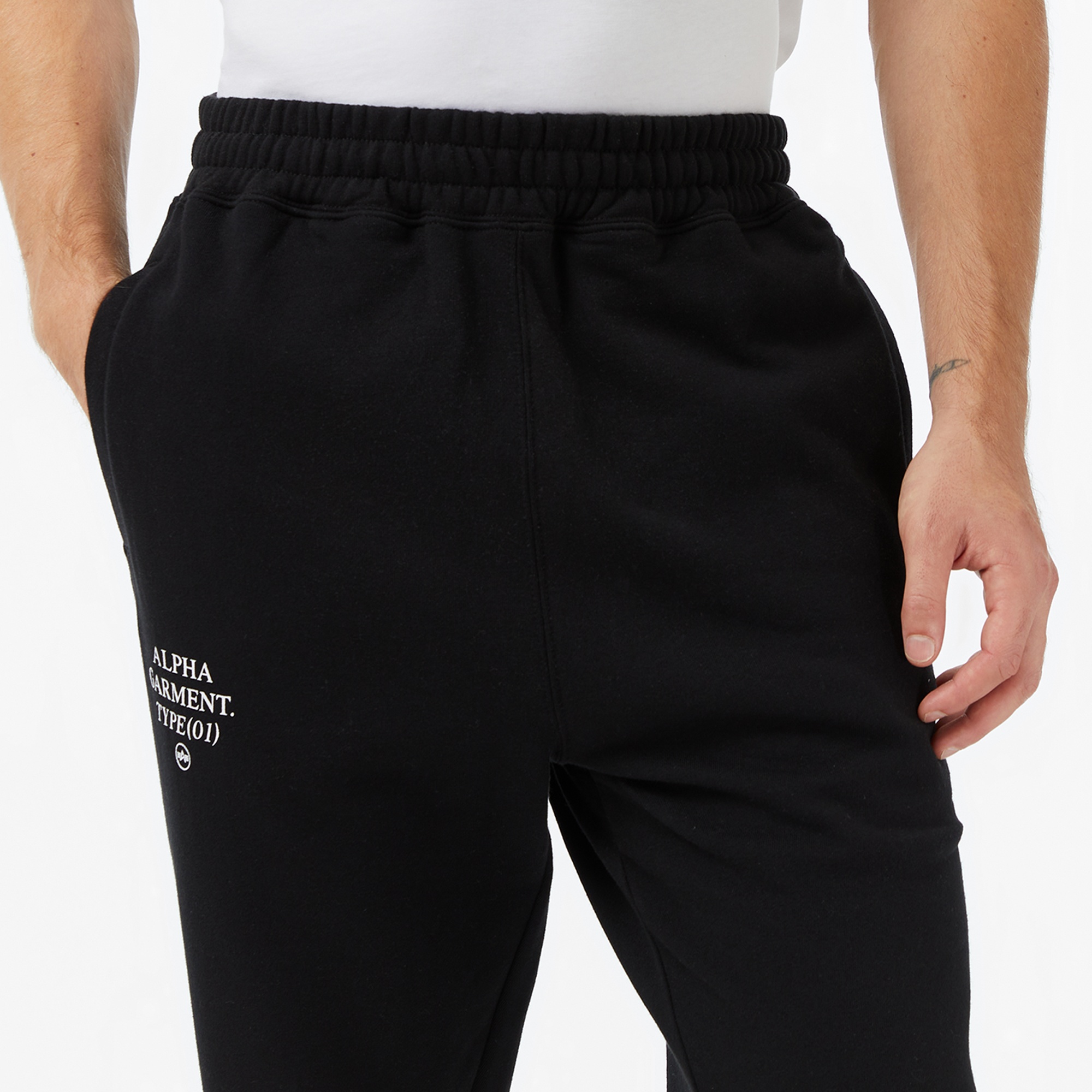 Alpha Industries Uniform Relaxed Fit Erkek Siyah Eşofman Altı