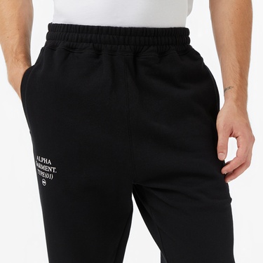  Alpha Industries Uniform Relaxed Fit Erkek Siyah Eşofman Altı