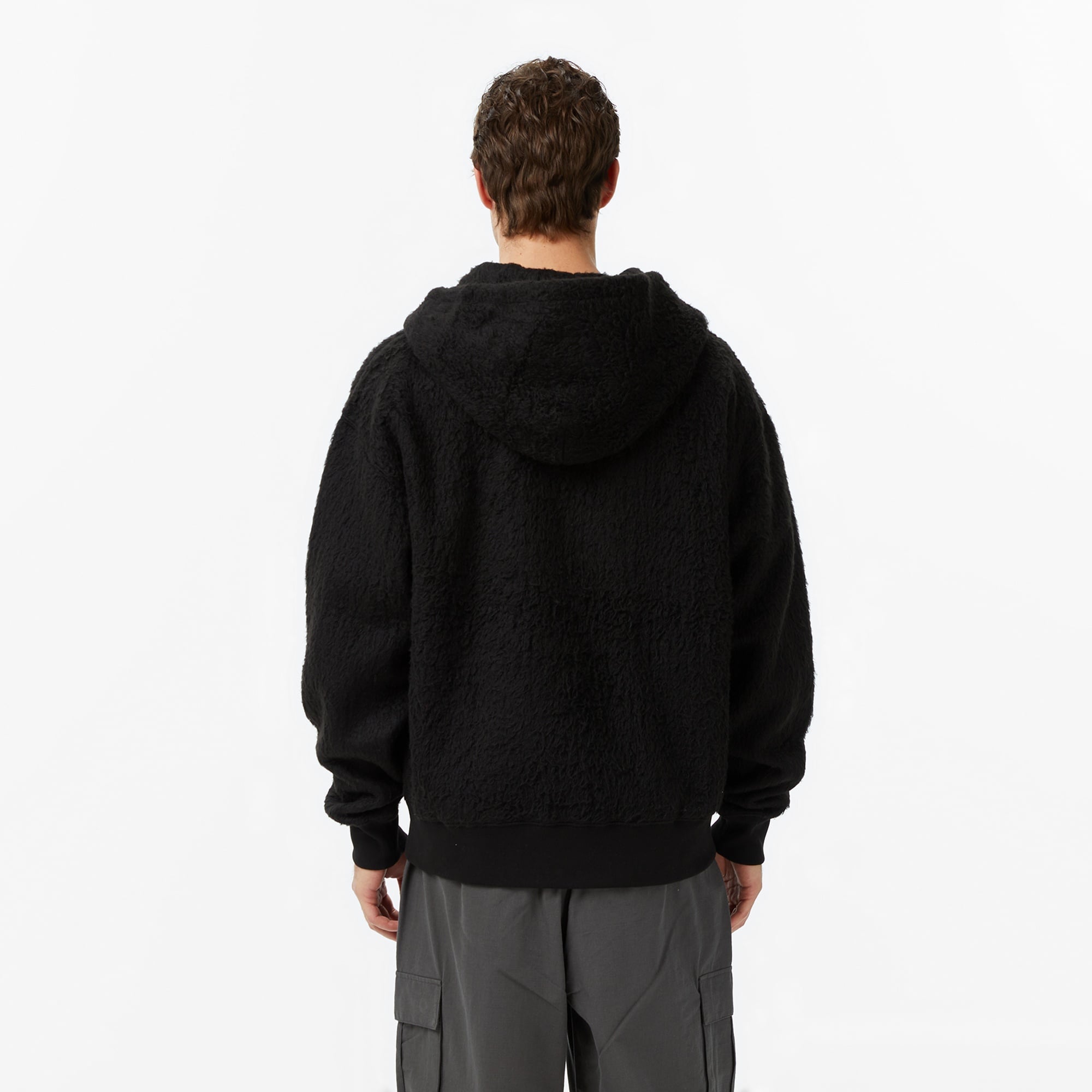 Huf Corso Heavyweight Full Zip Erkek Siyah Sweatshirt