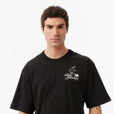  Alpha Industries Toy Bear Erkek Siyah T-Shirt