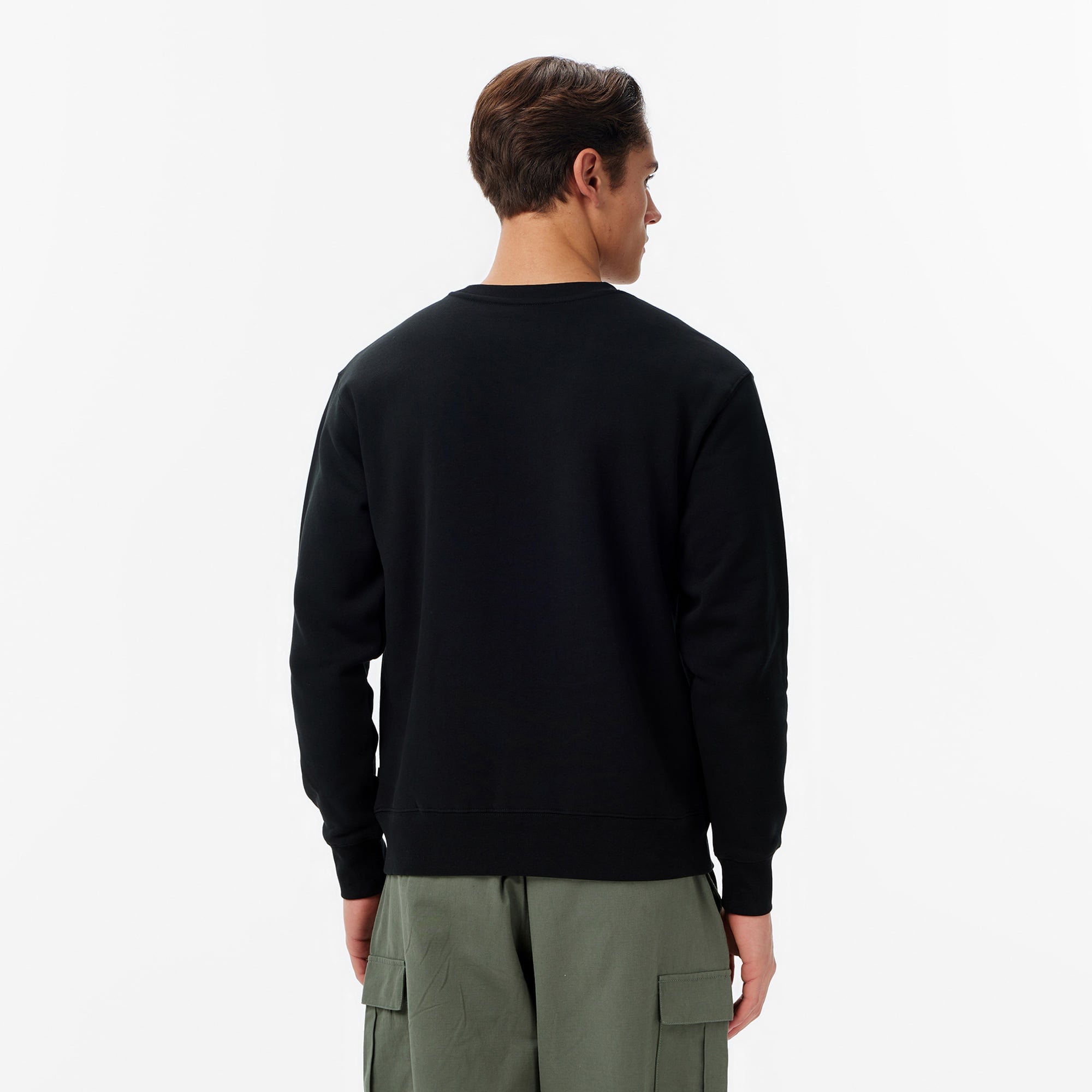 Huf Dazed Crewneck Erkek Siyah Sweatshirt