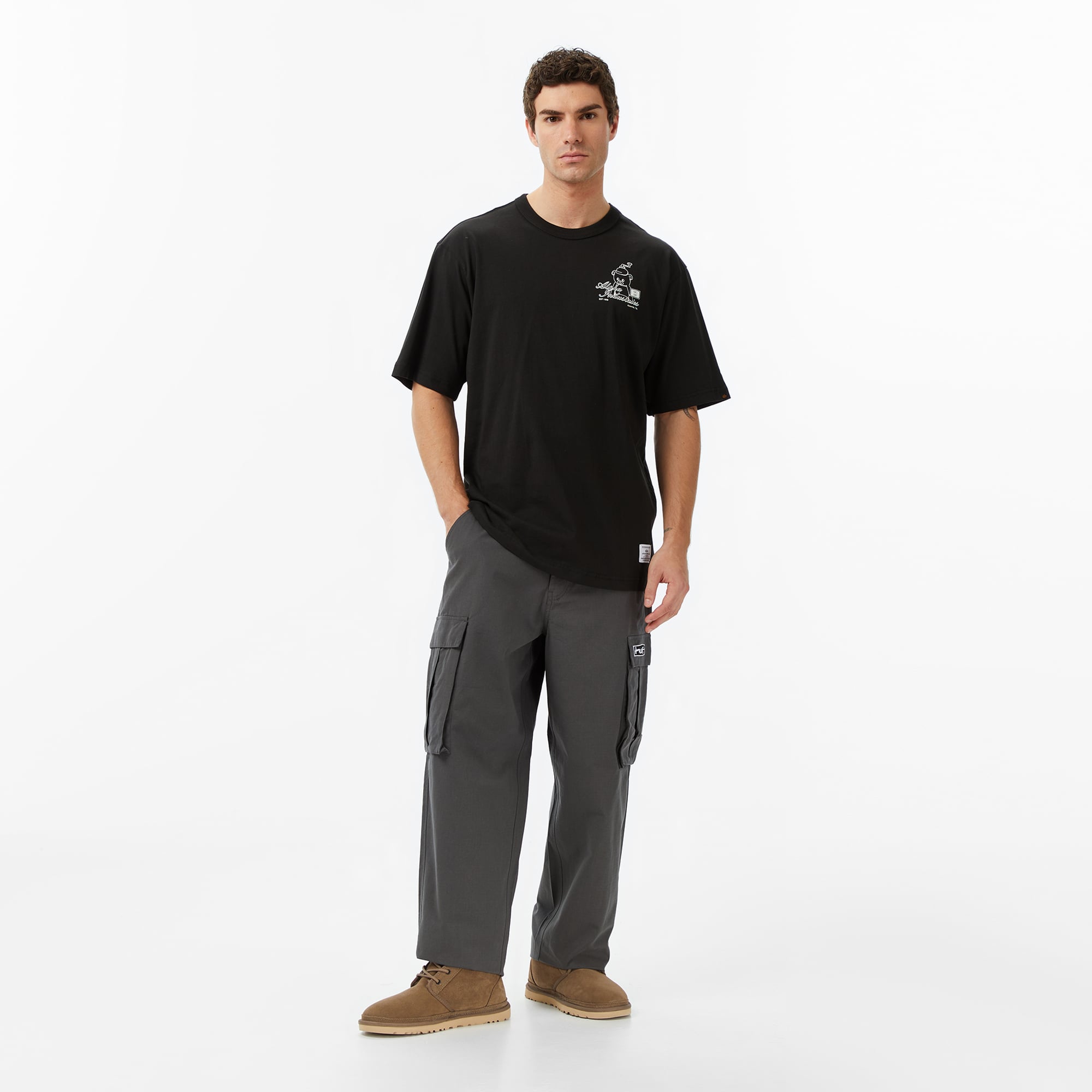  Huf Mateo Cargo Erkek Siyah Pantolon