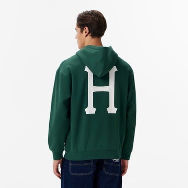 Huf Classic Pullover Erkek Yeşil Sweatshirt