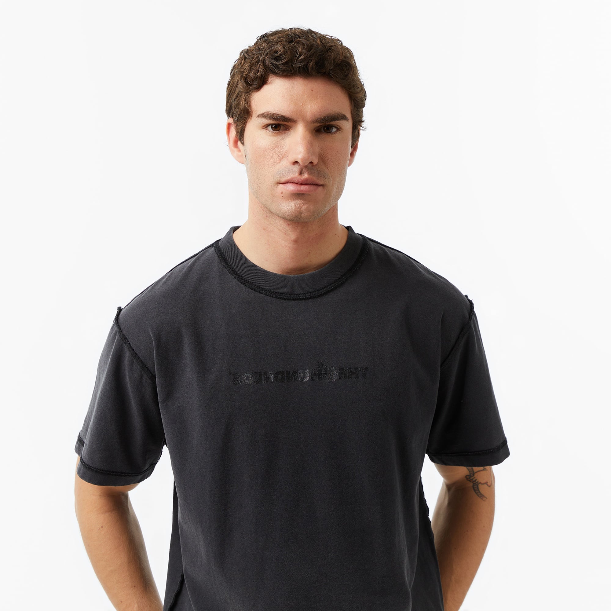 The Hundreds Reverse Bar Erkek Siyah T-Shirt