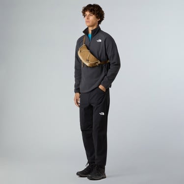  The North Face Glacier Heavyweight Half Zip Erkek Gri Polar