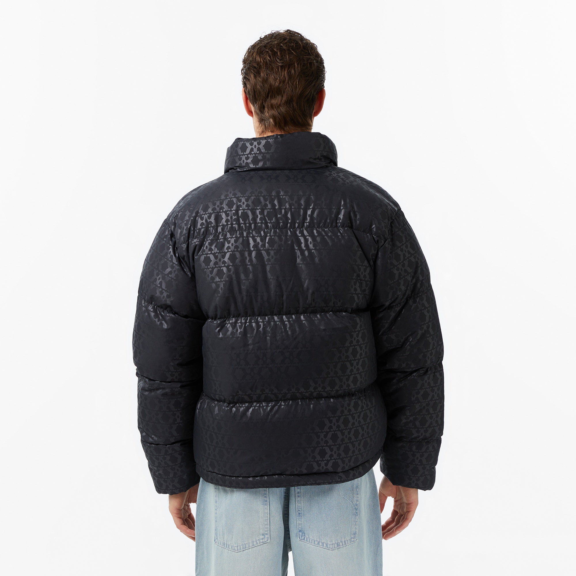 Karl Kani Aop Signature Puffer Winter Erkek Siyah Mont