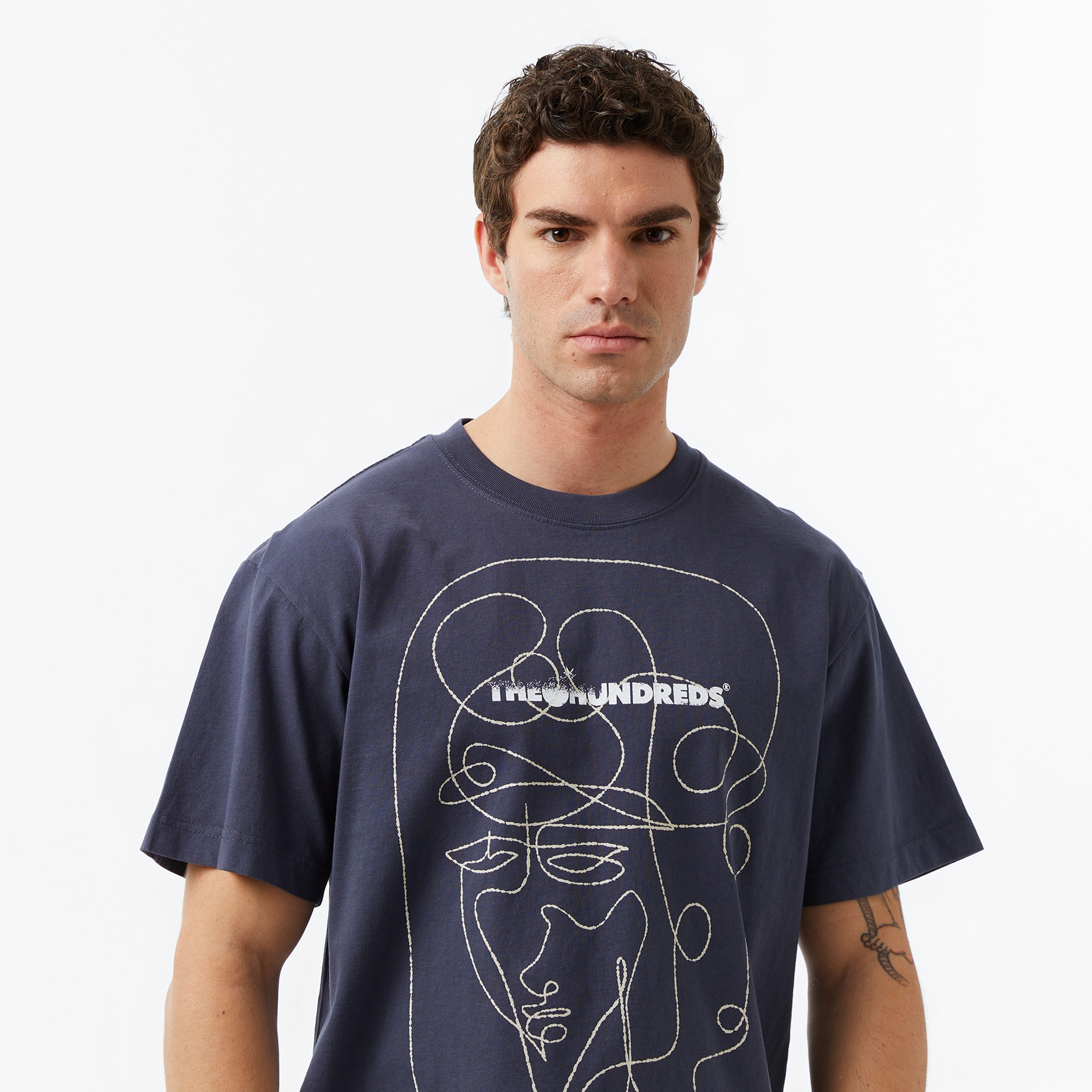 The Hundreds Thunder Cycle Erkek Siyah T-Shirt