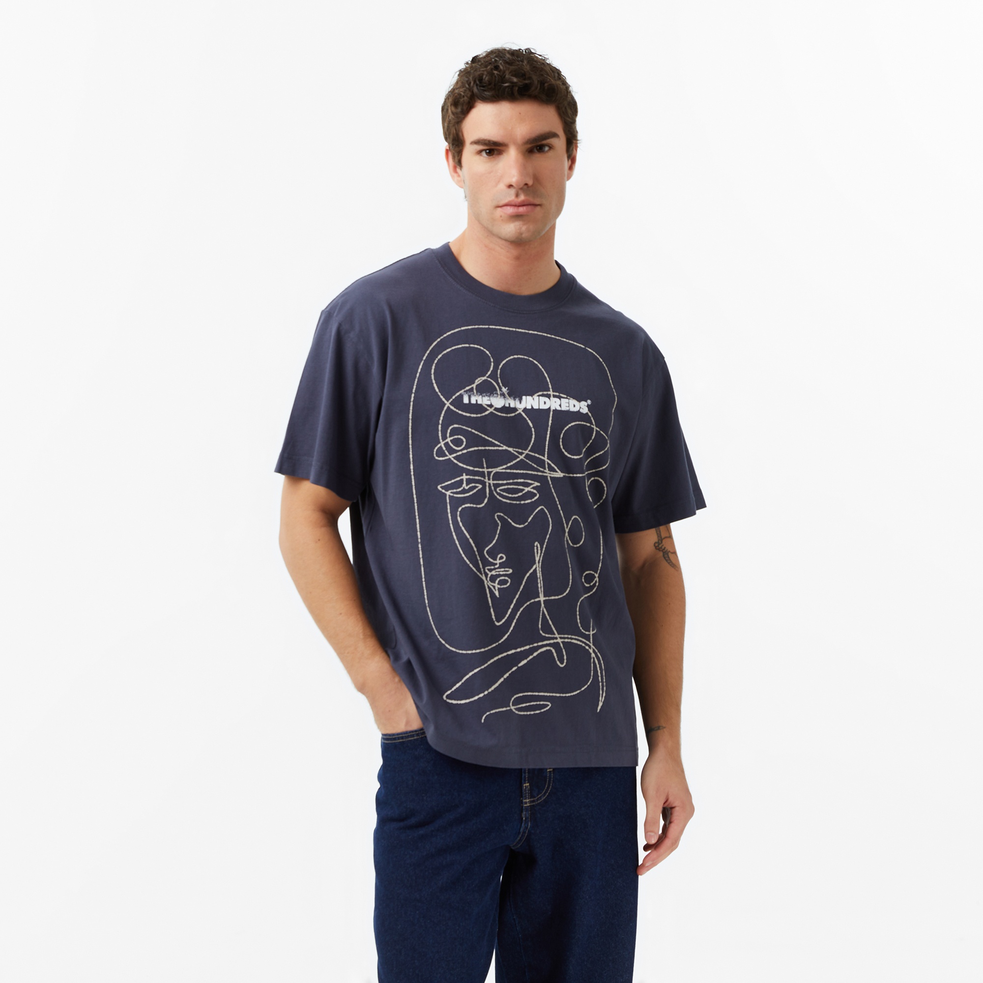 The Hundreds Thunder Cycle Erkek Siyah T-Shirt