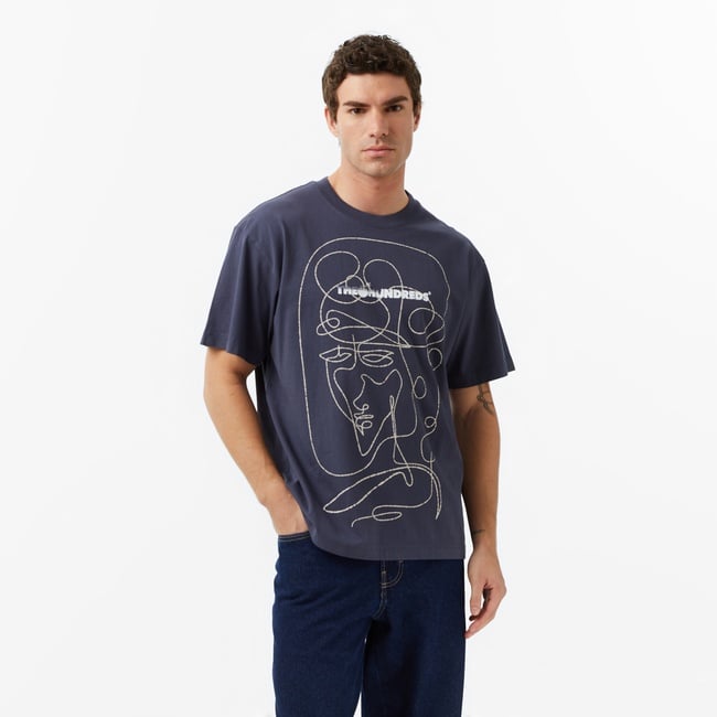  The Hundreds Thunder Cycle Erkek Siyah T-Shirt