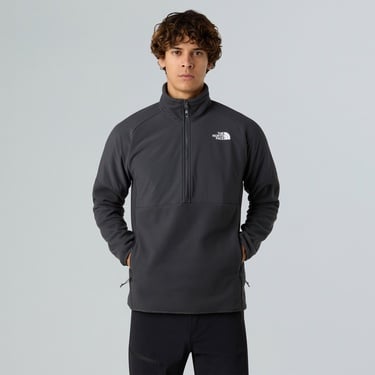  The North Face Glacier Heavyweight Half Zip Erkek Gri Polar