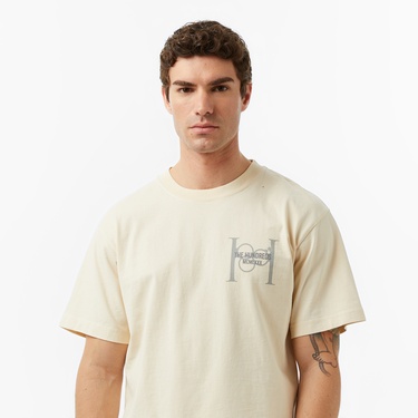  The Hundreds Monogram Erkek Krem T-Shirt