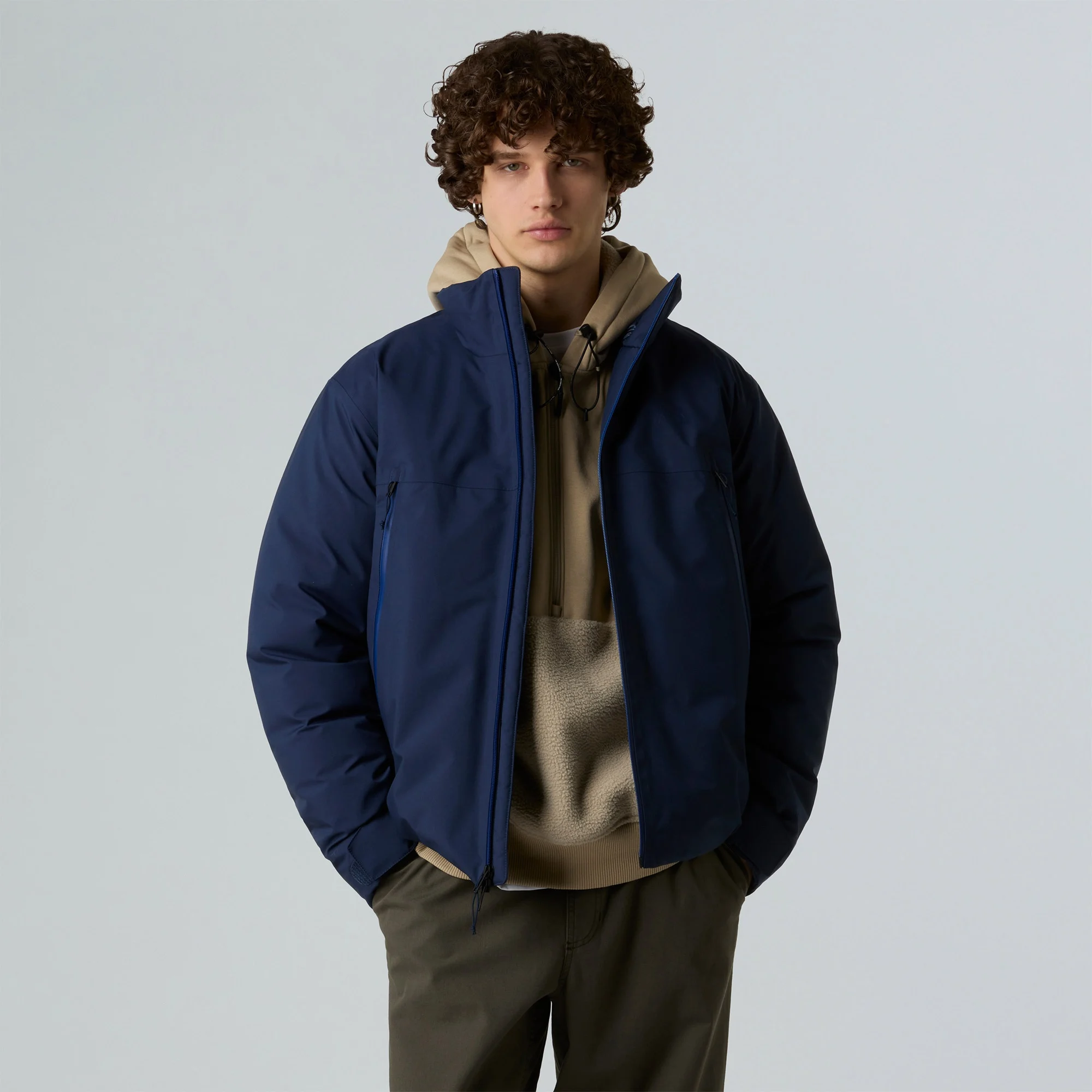 The North Face Mountain Range Kaz Tüyü Erkek Lacivert Mont