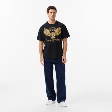  The Hundreds Live in Chaos Erkek Lacivert T-Shirt