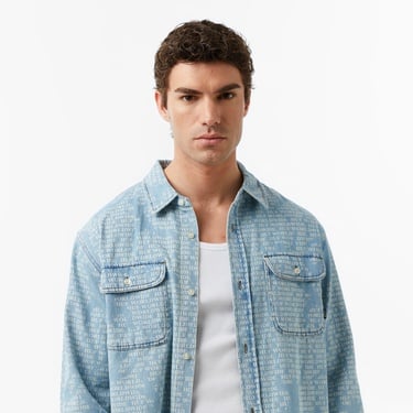  Huf Ceremony Denim Erkek Mavi Gömlek