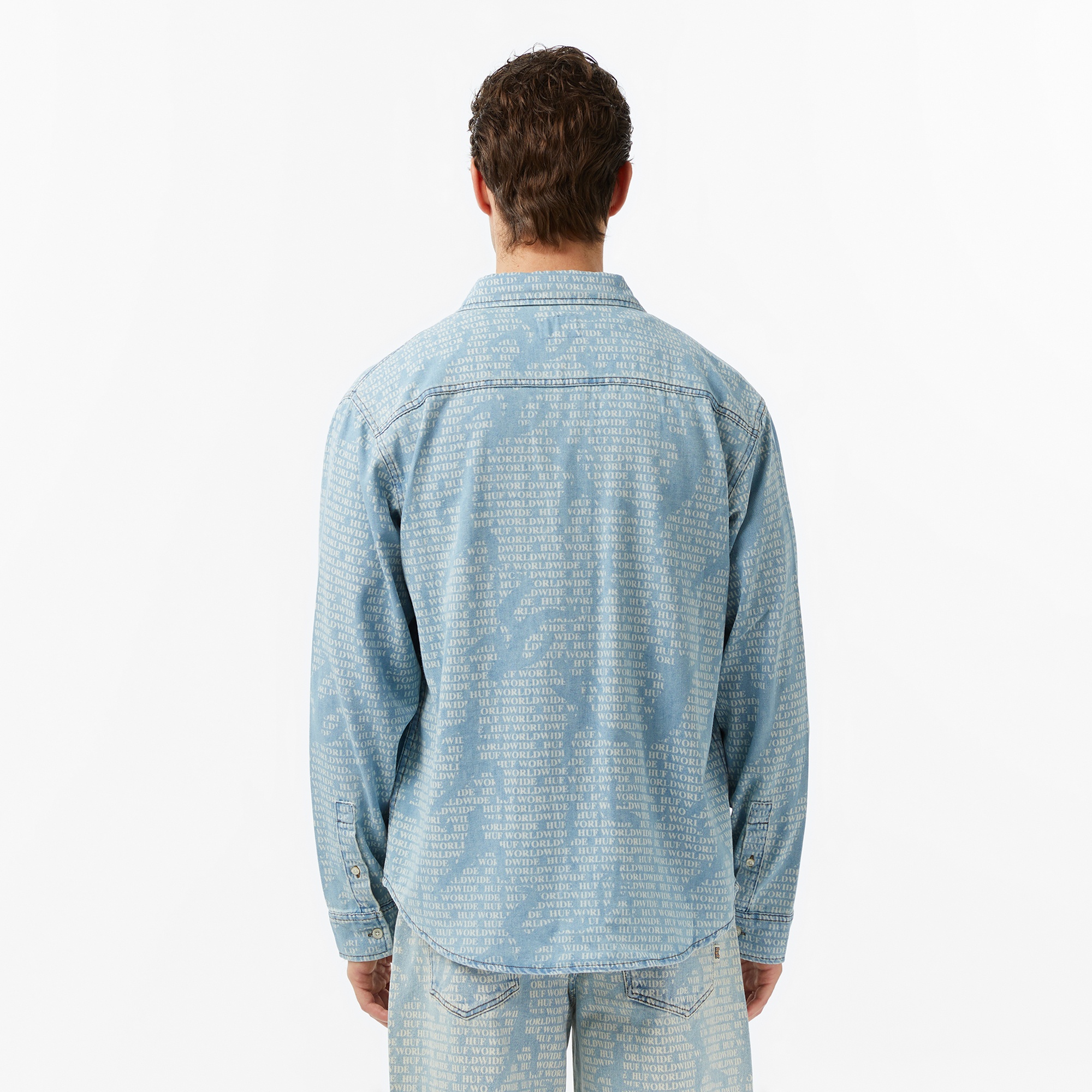 Huf Ceremony Denim Erkek Mavi Gömlek