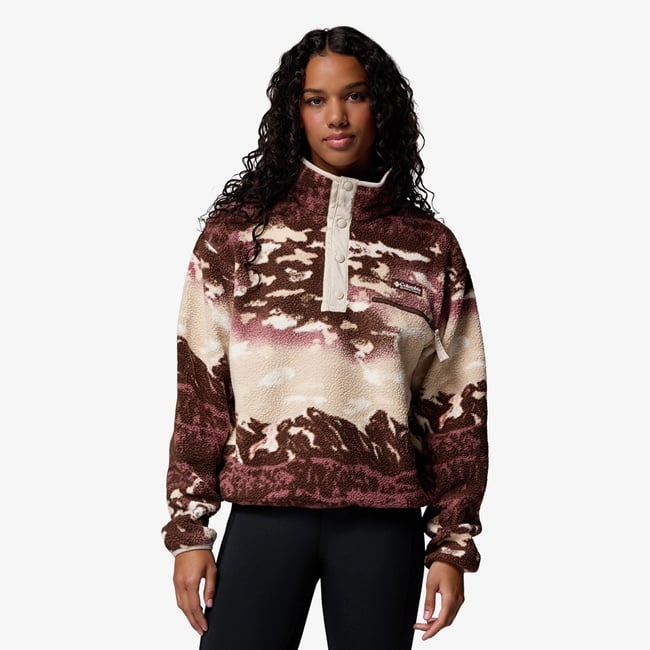  Columbia Helvetia II Kadın Kahverengi Sweatshirt