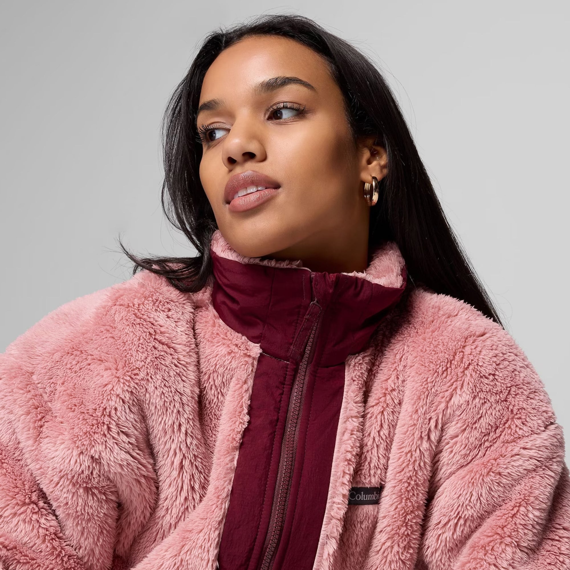 Columbia Boundless Discovery Kadın Kırmızı Sweatshirt