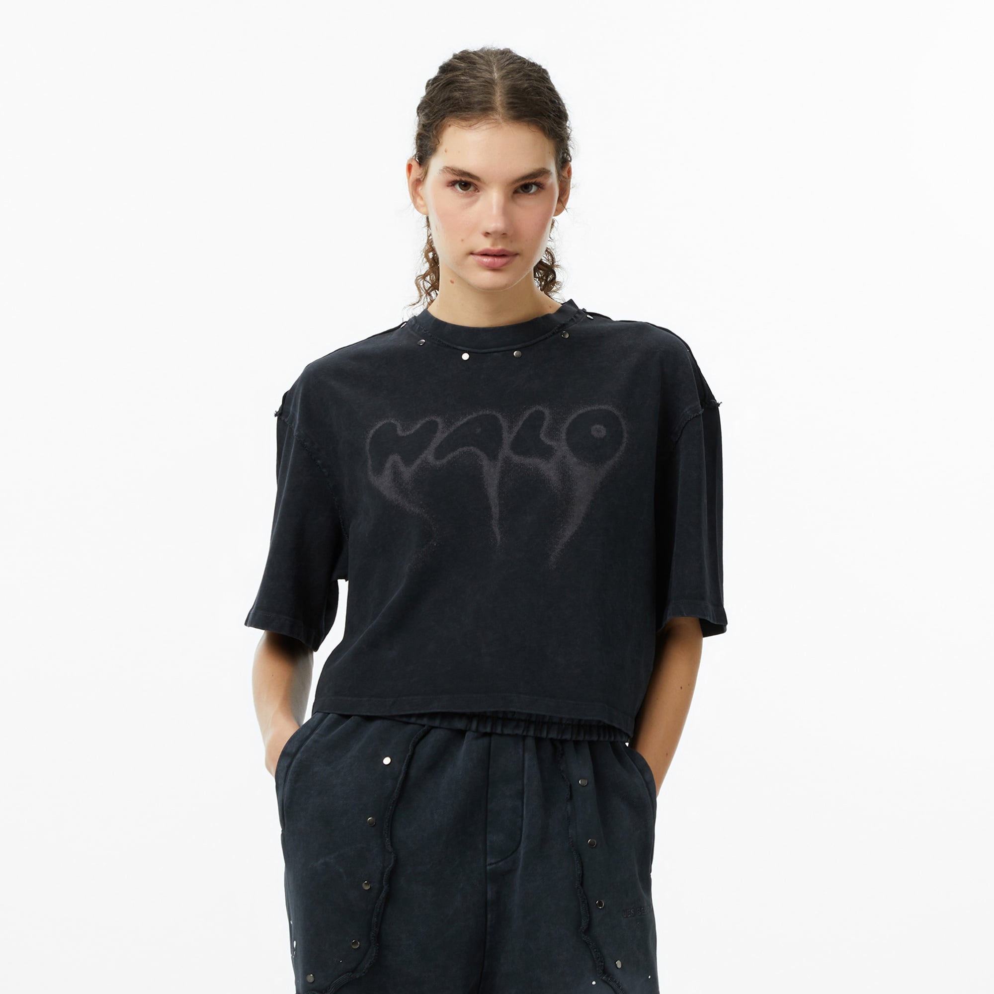 Les Benjamins Kadın Siyah T-Shirt