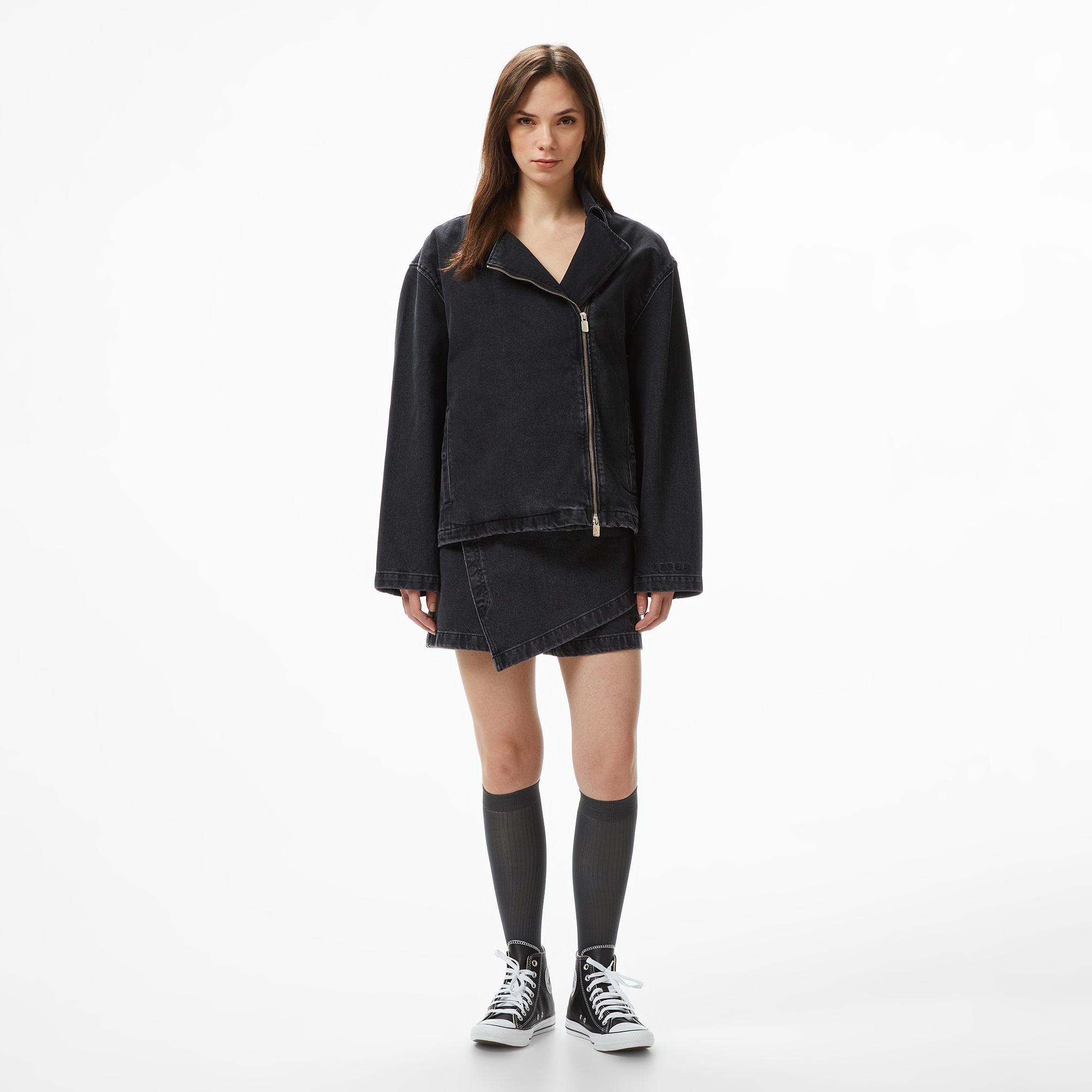 UNITED4 Essentials Kadın Siyah Ceket