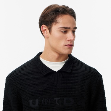  UNITED4 Erkek Siyah Triko