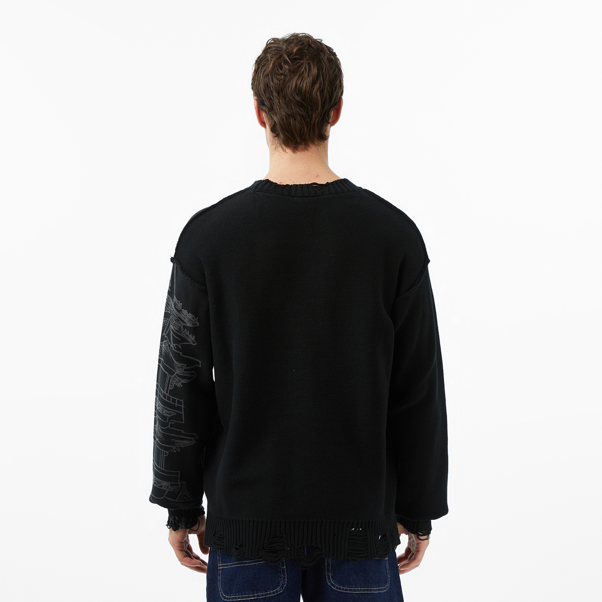 UNITED4 Erkek Siyah Triko