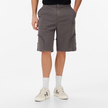  UNITED4 Essentials Erkek Gri Şort