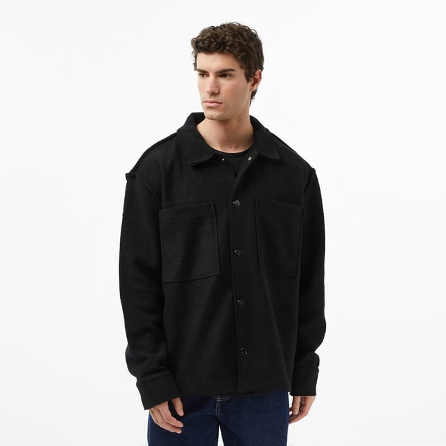  UNITED4 Erkek Siyah Ceket