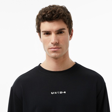  UNITED4 Erkek Siyah T-Shirt